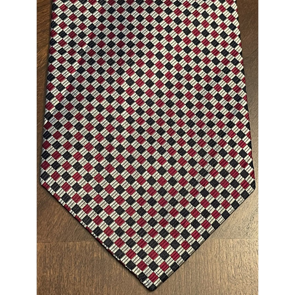 Von Maur, Hand Made, 100% Silk, Men’s Neck Tie, Made In Usa